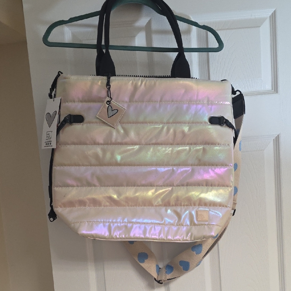 Elegant Iridescent Tote Bag